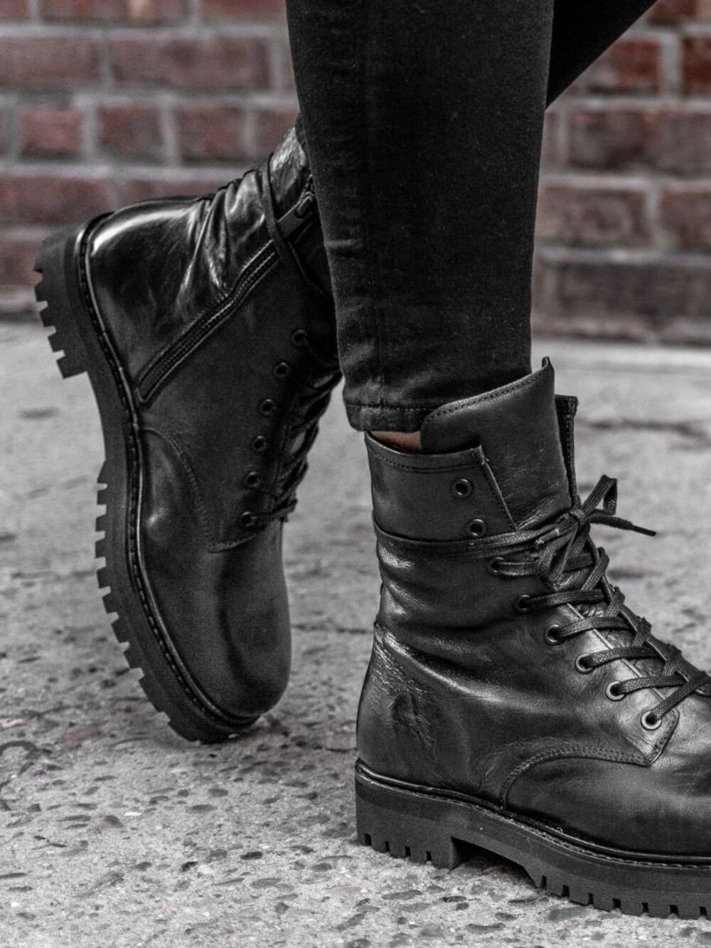 THURSDAY Boot Company - Women's Boots - Combat Black - Size 7